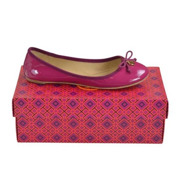 Tory Burch Party Fuschia Chelsea Flats - Picture 1 of 6